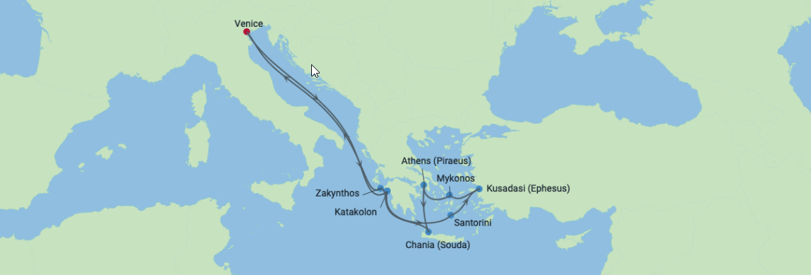 Greek Islands Itinerary